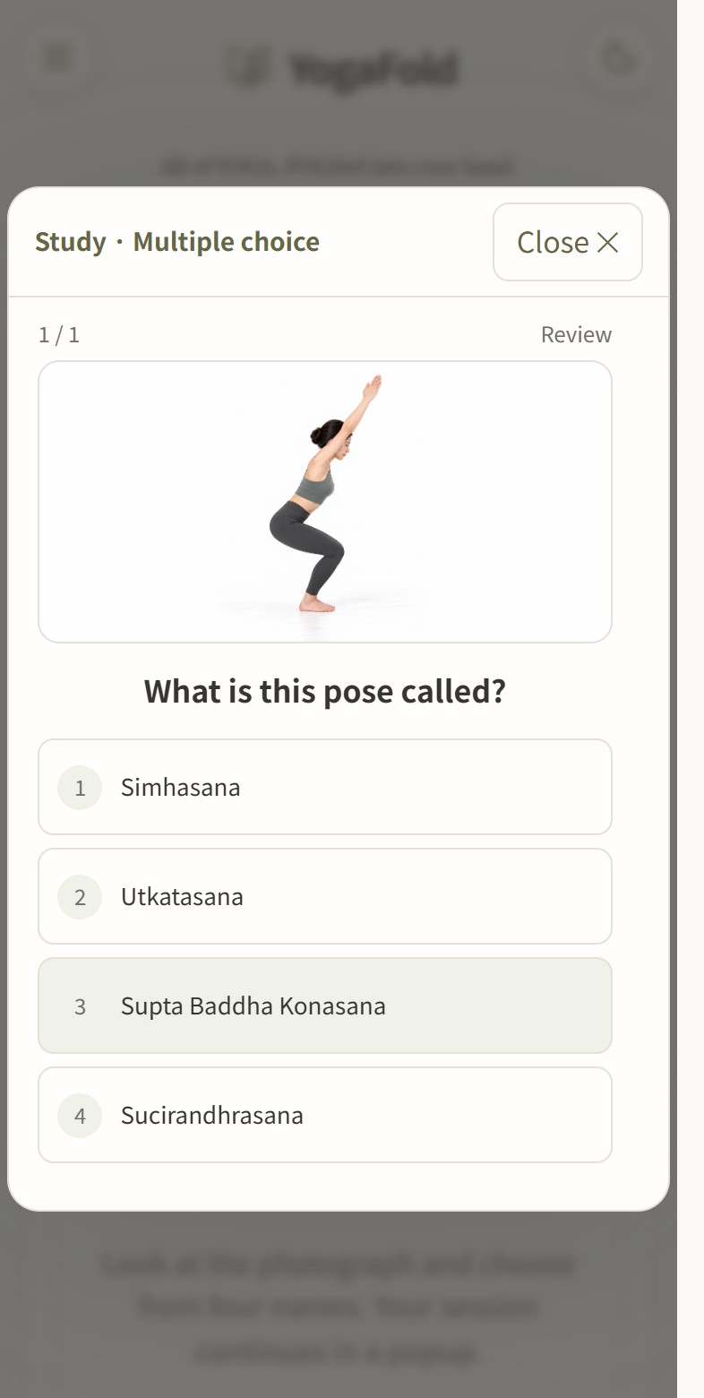 Multiple choice shows Sanskrit names without common-name hints.