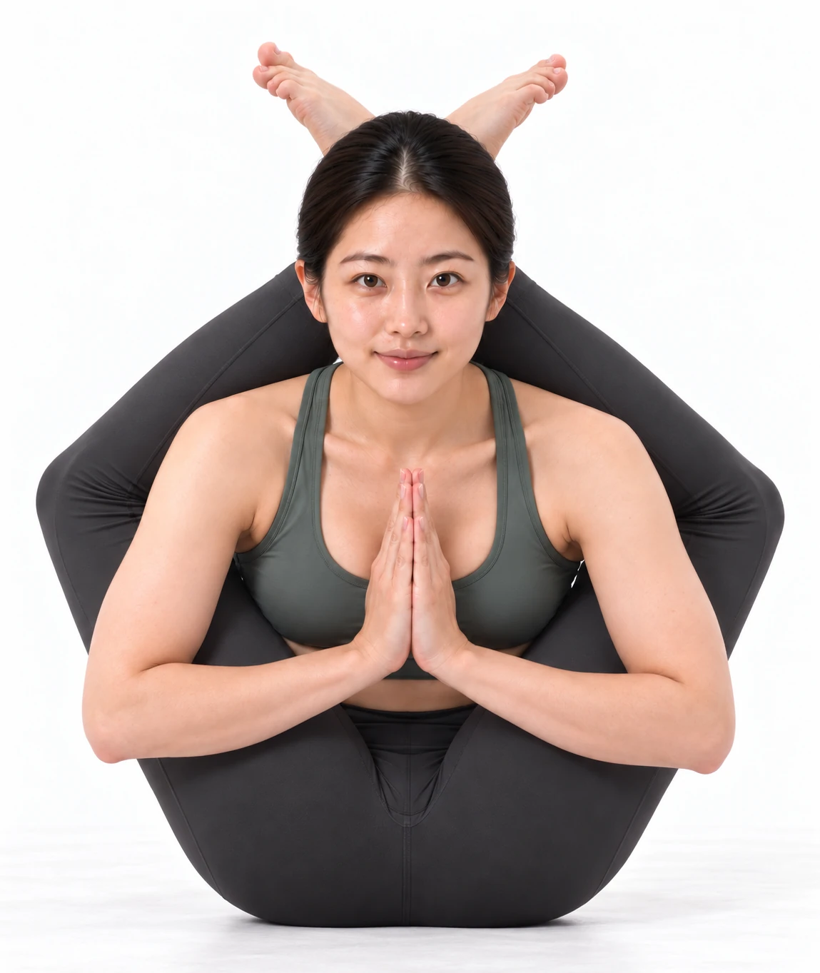 드위 파다 시르사아사나 (두 다리 머리 뒤)